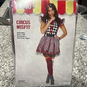 Brand new circus misfit costume